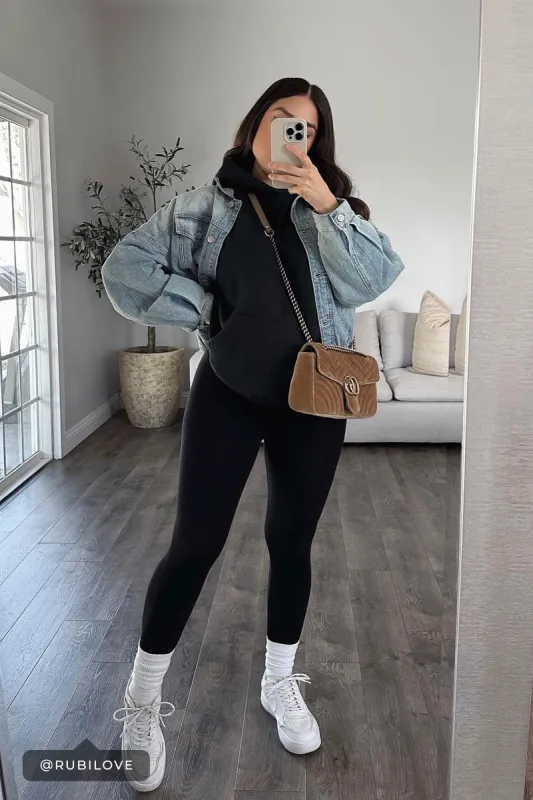 Rubi's Pick - Women's 80's Style Denim Jacket With Elastic Hem sold by YMI