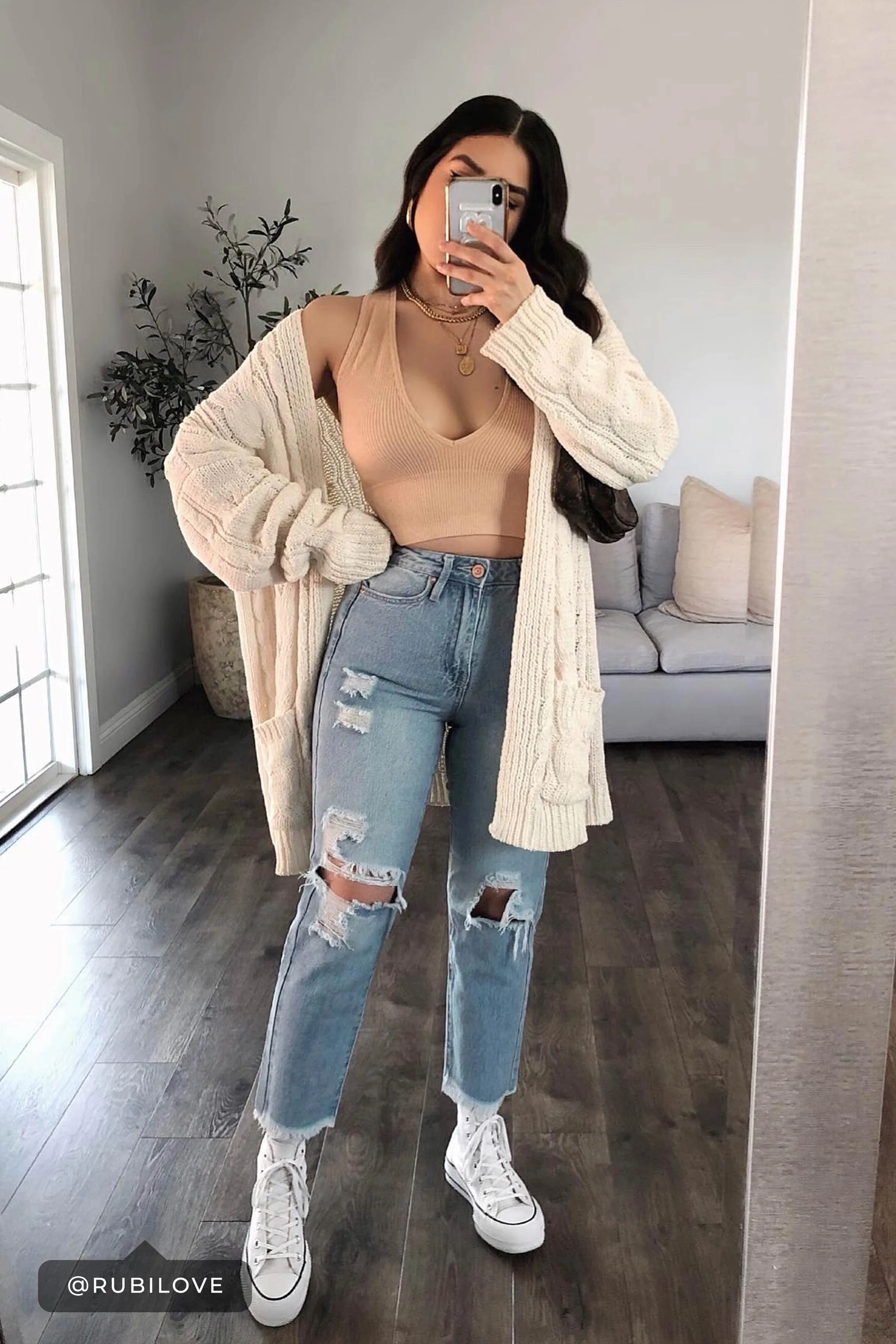 Women's Rubi's Pick - Dream Straight Leg Jeans with Raw Hem sold by YMI