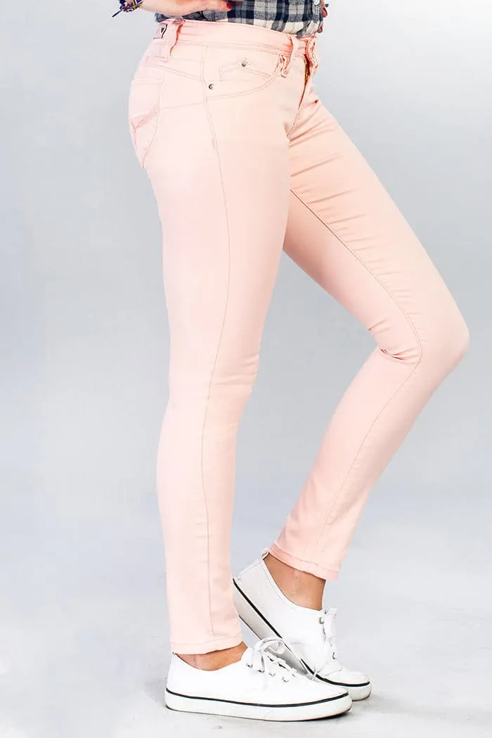 Girls WannaBettaFit Twill Skinny Jeans sold by YMI product image thumbnail 2