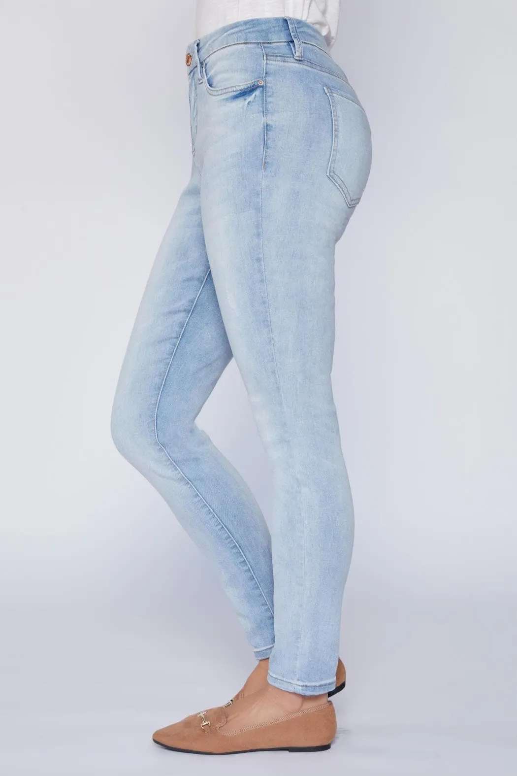 Women's Curvy Fit High Rise Skinny Sustainable Jean sold by YMI product image thumbnail 3