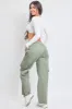 Women's Mid Rise Pull On Cargo Pants sold by YMI