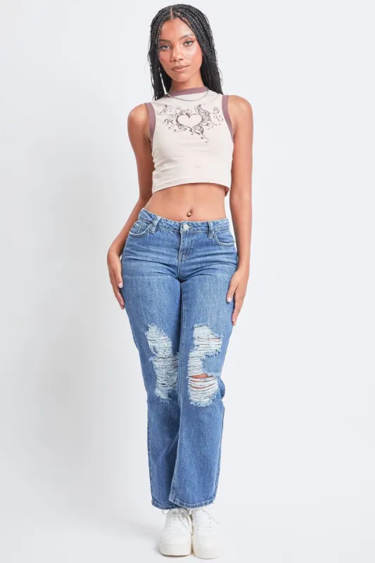Women's Dad Fit Jeans sold by YMI