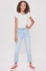 Girls Roll Cuff Carpenter Jeans sold by YMI