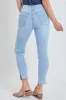 Women's Vintage 2 Button Ankle Jean With Side Slits sold by YMI