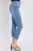 Women's Sustainable Vintage Straight Ankle Jeans sold by YMI