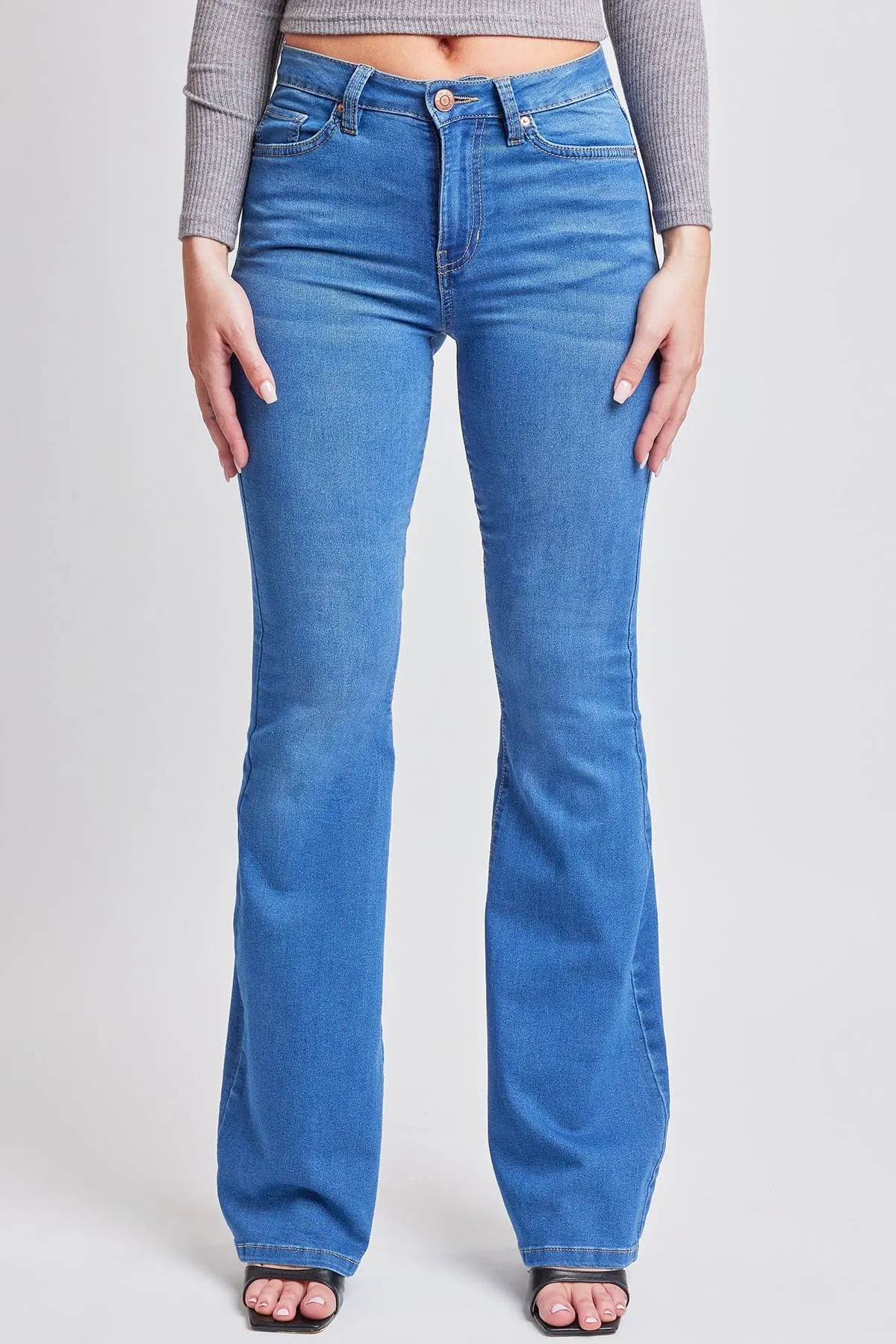 Women's Essential Hyperdenim Flare Jeans sold by YMI product image thumbnail 2