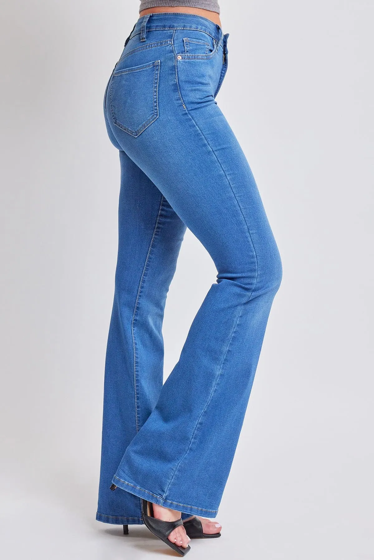 Women's Essential Hyperdenim Flare Jeans sold by YMI product image thumbnail 3