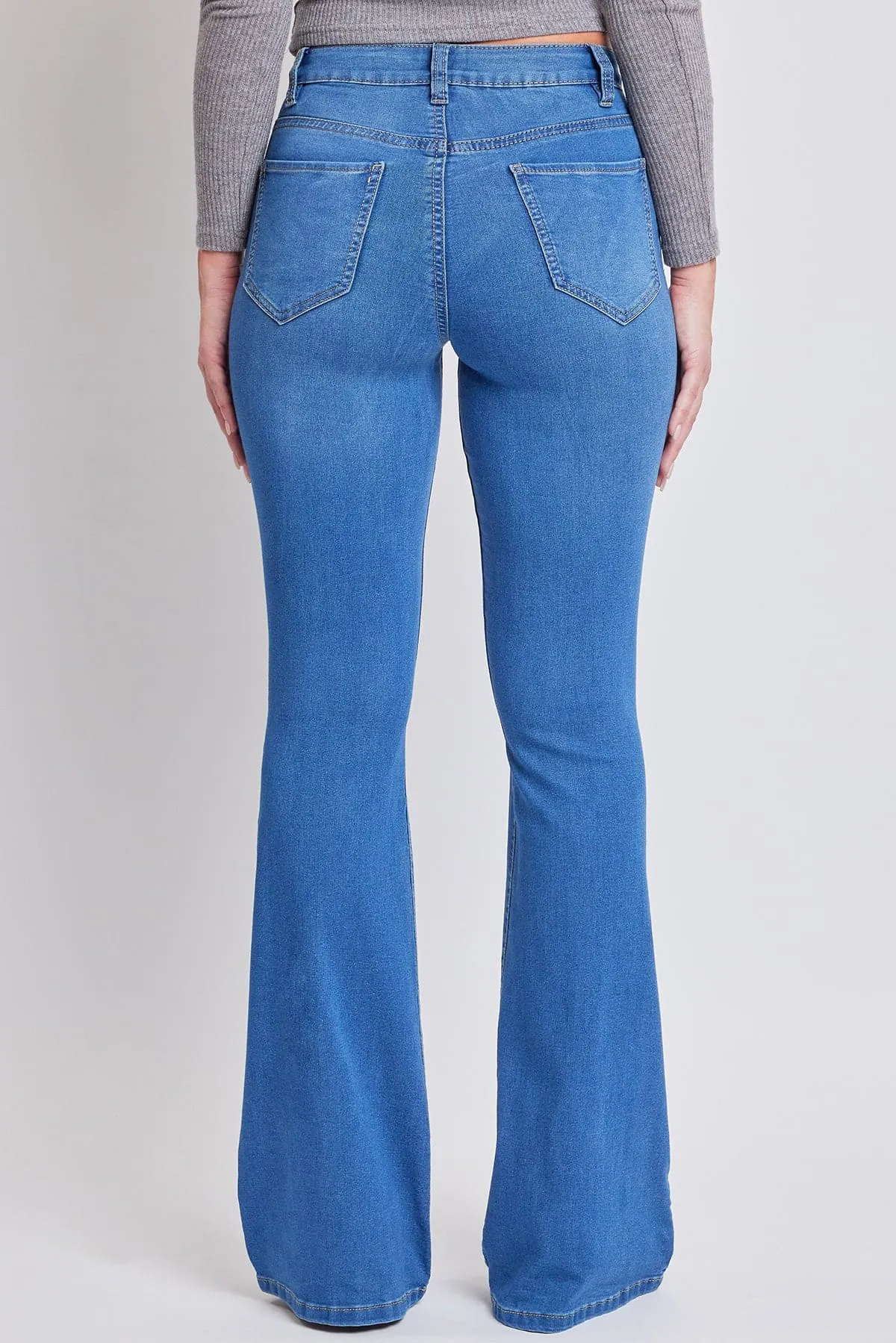 Women's Essential Hyperdenim Flare Jeans sold by YMI product image thumbnail 4