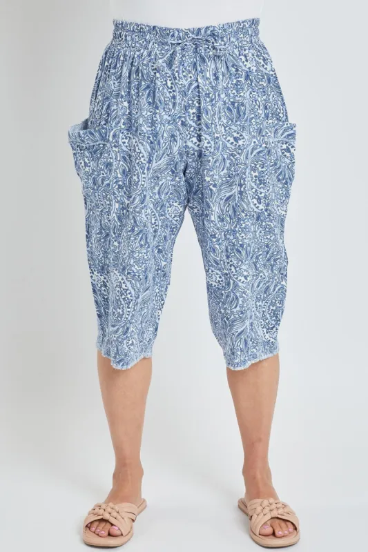 Women's Pull-On Skimmer W/ Side Panel & Wrap Pockets sold by YMI