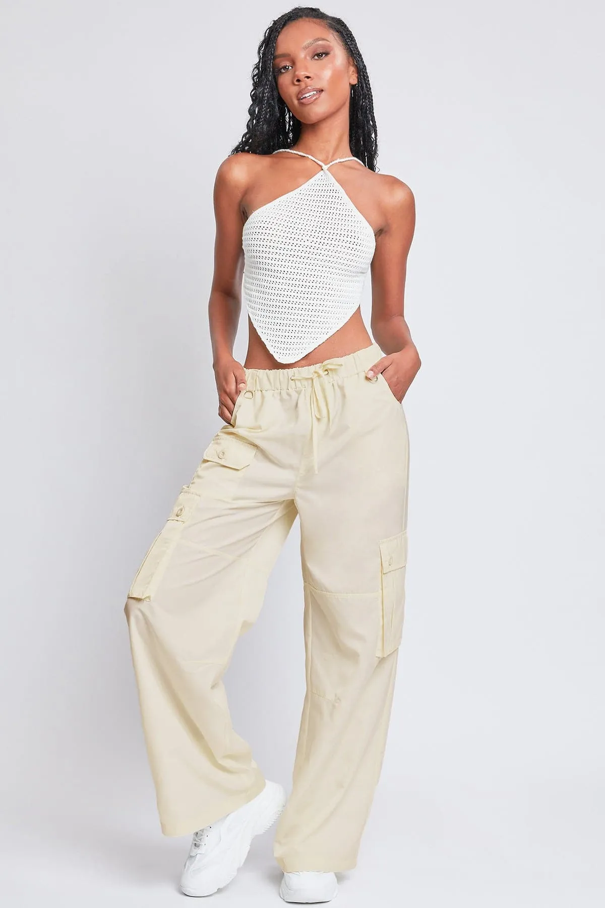 Women's Relaxed Cargo Pants sold by YMI product image thumbnail 4