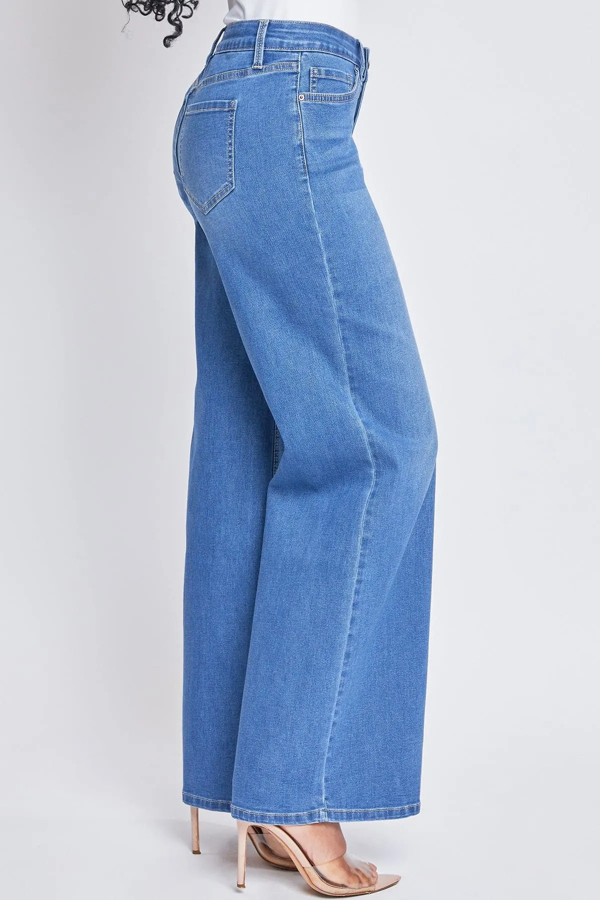 Women's Essential Low Rise Wide Leg Jeans sold by YMI product image thumbnail 3