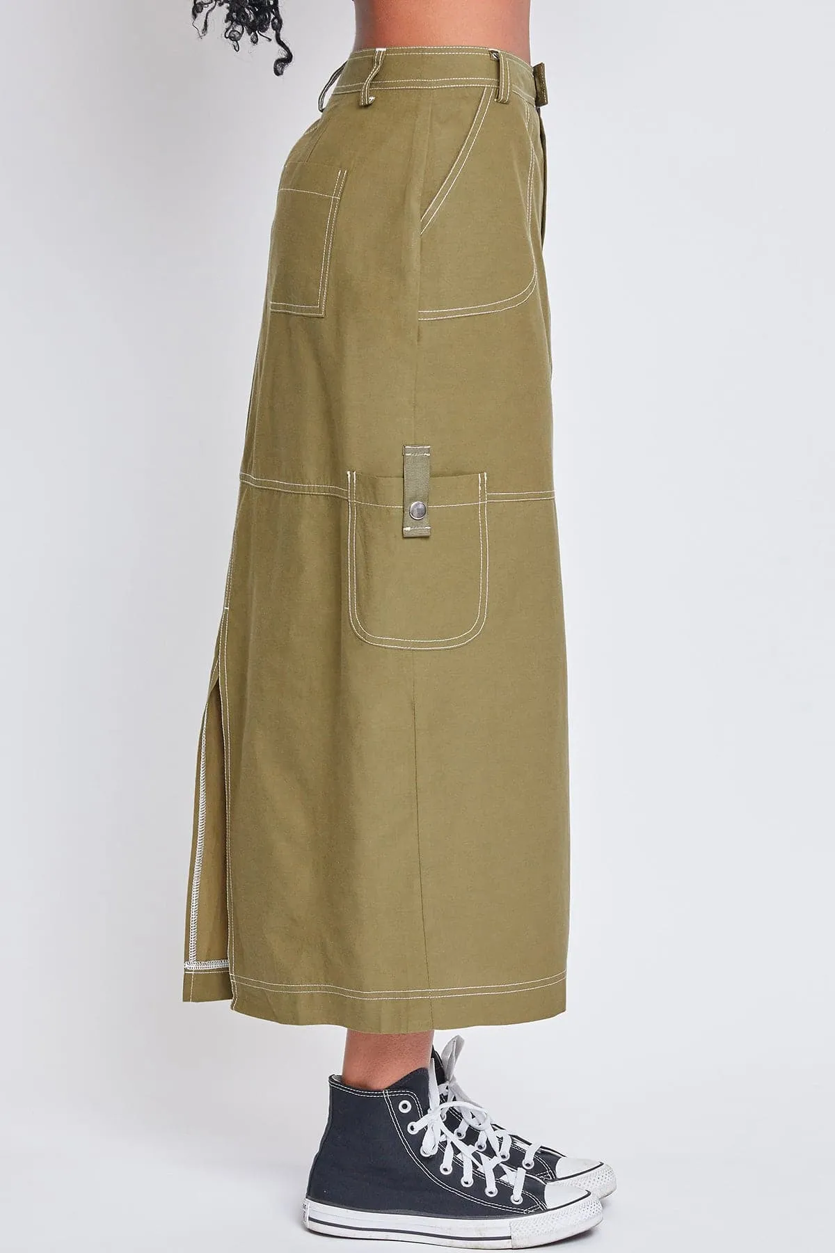 Women's Cargo Maxi Skirt sold by YMI product image thumbnail 3