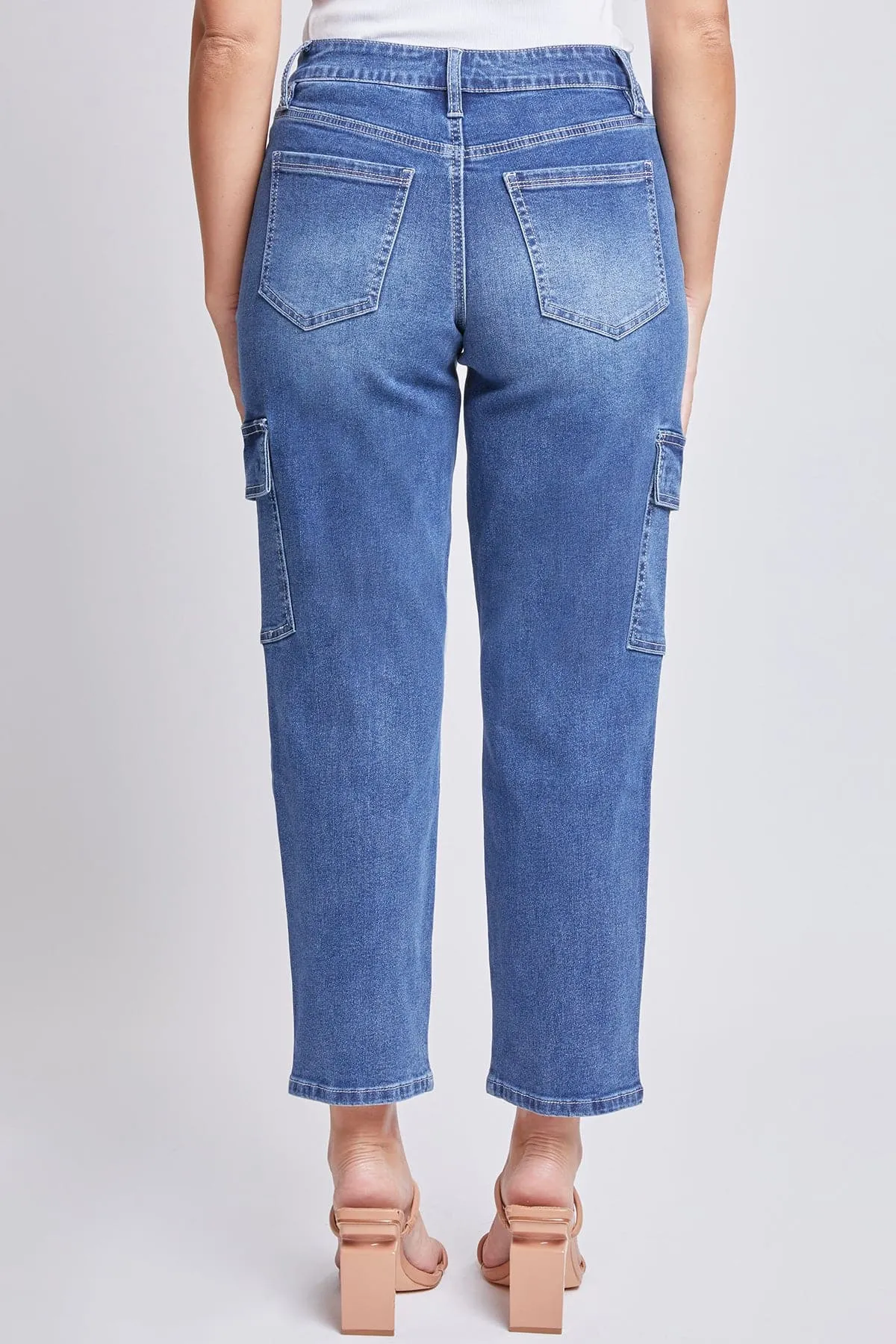 Women's Mid Rise Cargo Pants sold by YMI product image thumbnail 3