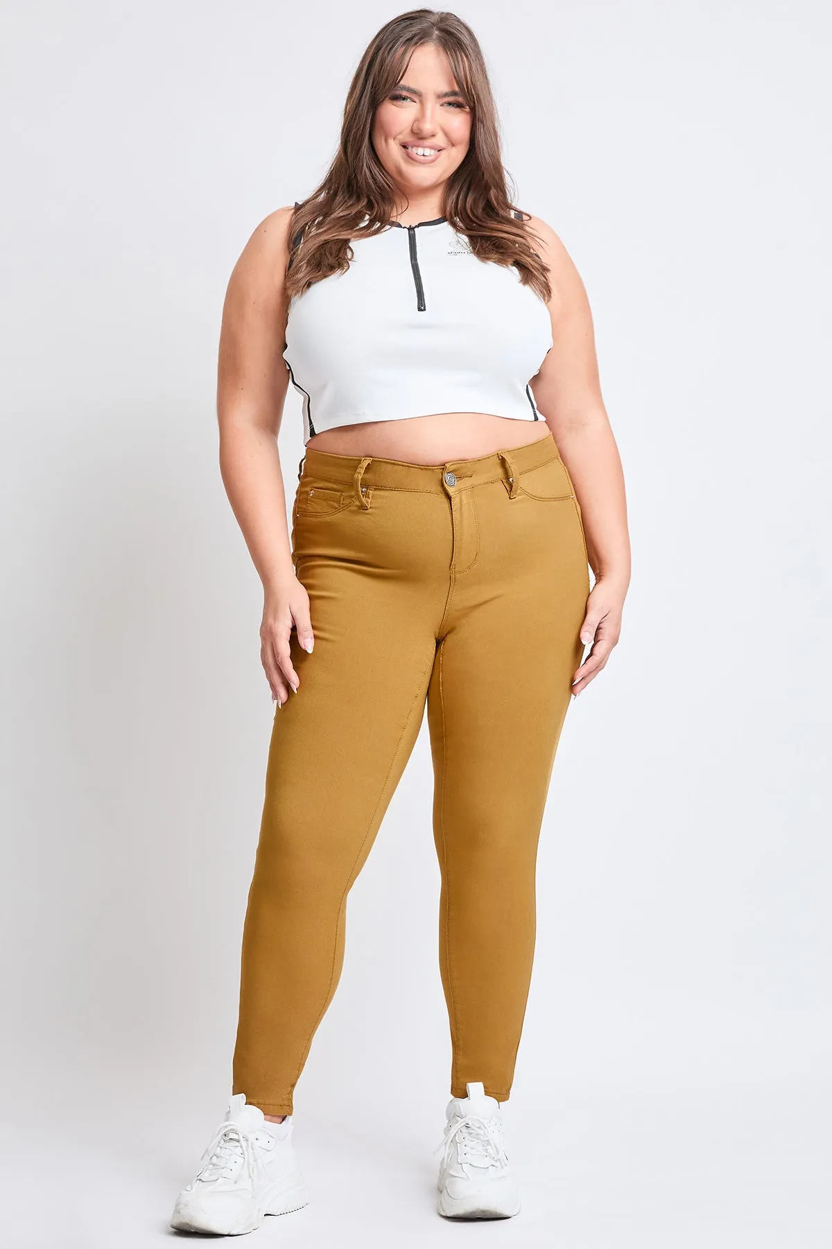 Women's Plus Hyperstretch Skinny Pants sold by YMI