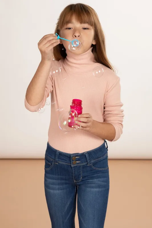 Girls Versatile Cuff Skinny Jeans sold by YMI