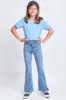 Girls Rylee Patch Pocket Flare Jeans sold by YMI