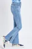Girls Rylee Patch Pocket Flare Jeans sold by YMI
