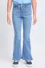 Girls Rylee Patch Pocket Flare Jeans sold by YMI