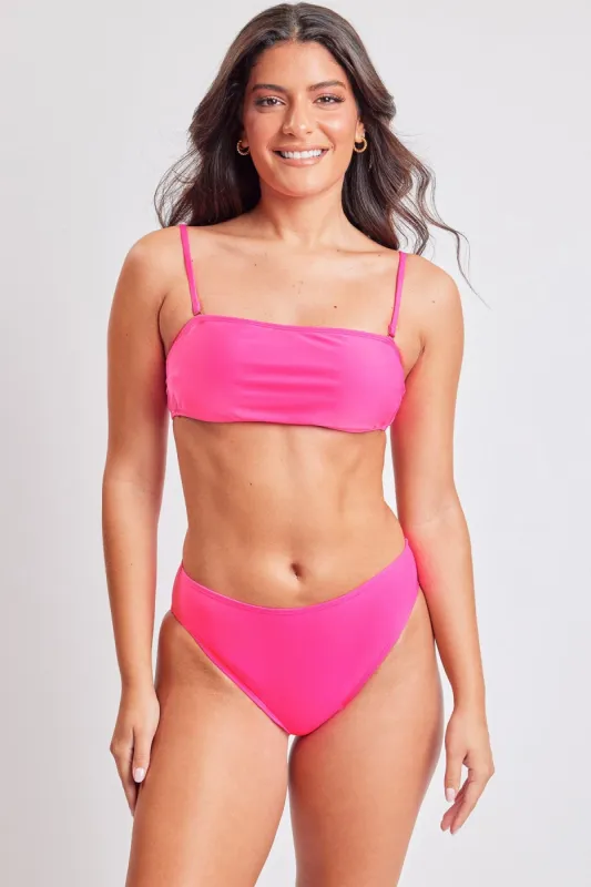 Seas the Day Bandeau Bikini sold by YMI