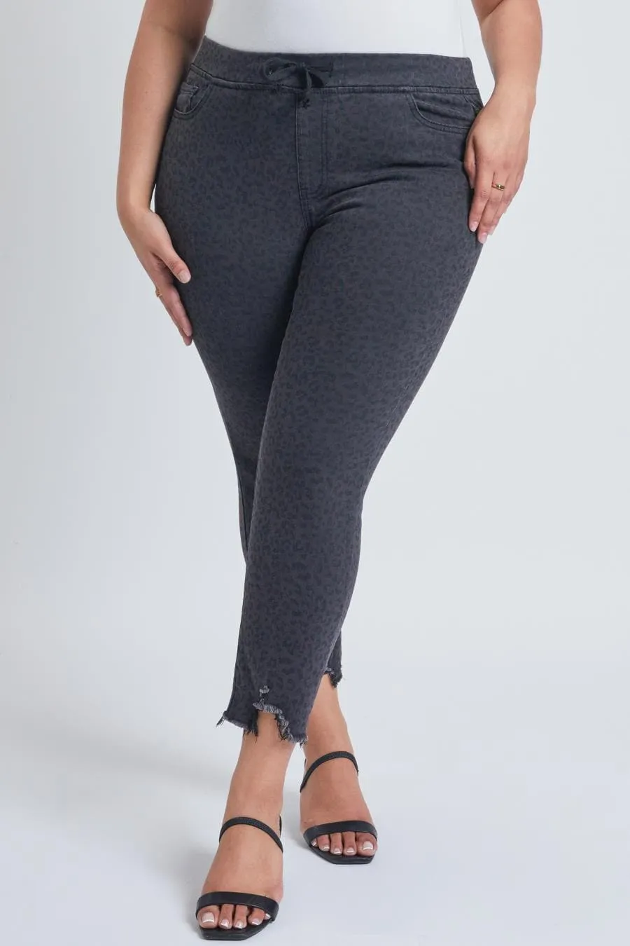 Plus Size Women's Denim Ankle Jogger sold by YMI product image thumbnail 3