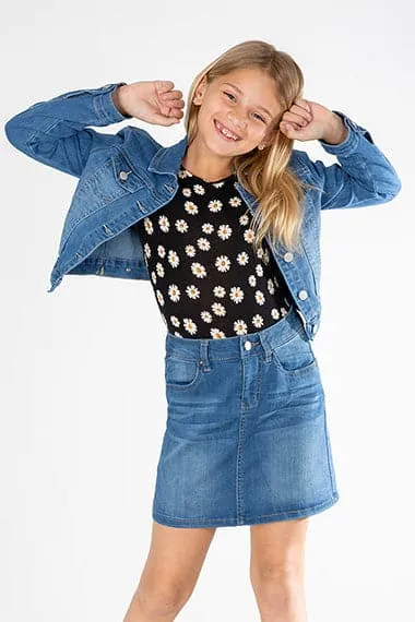 Girls Denim Jacket sold by YMI product image thumbnail 5