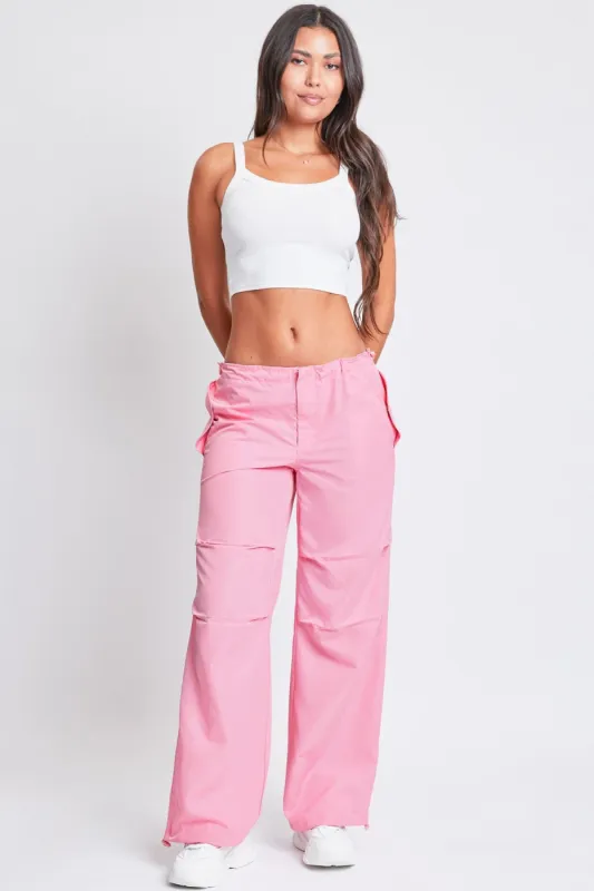 Women's Relaxed Nylon Parachute Pants sold by YMI