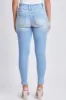 Women's Essential 3 Button Skinny Jeans sold by YMI