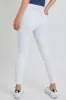 Women's High Rise Skinny Ankle Jean With Double Frayed Hem Sustainable sold by YMI