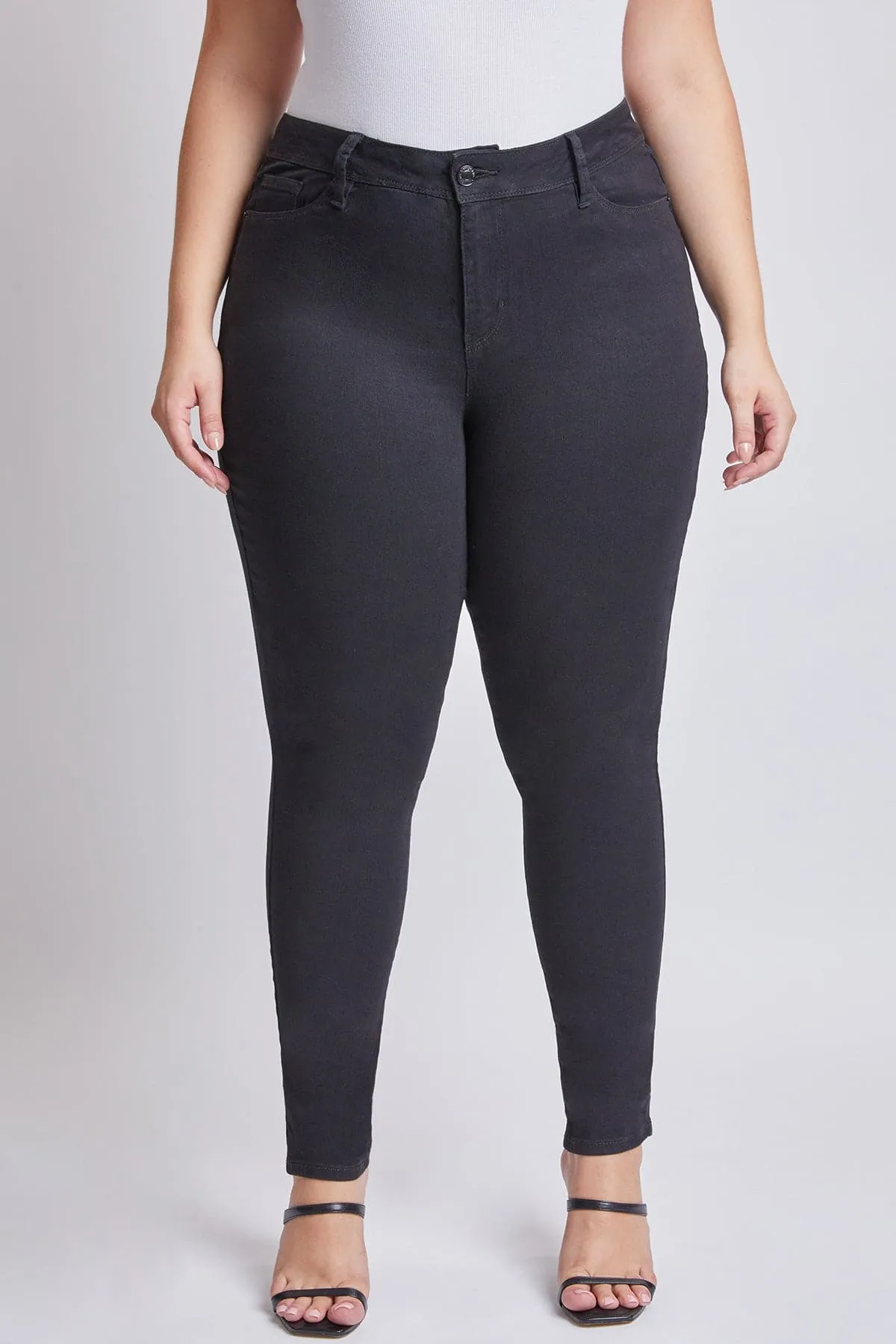 Women's Plus Size Essential High Rise Skinny Jeans sold by YMI product image thumbnail 2