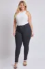 Women's Plus Size Essential High Rise Skinny Jeans sold by YMI