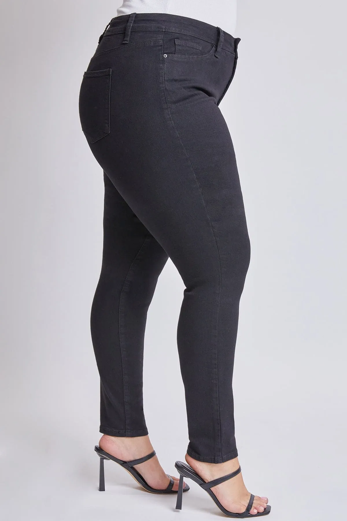 Women's Plus Size Essential High Rise Skinny Jeans sold by YMI product image thumbnail 3