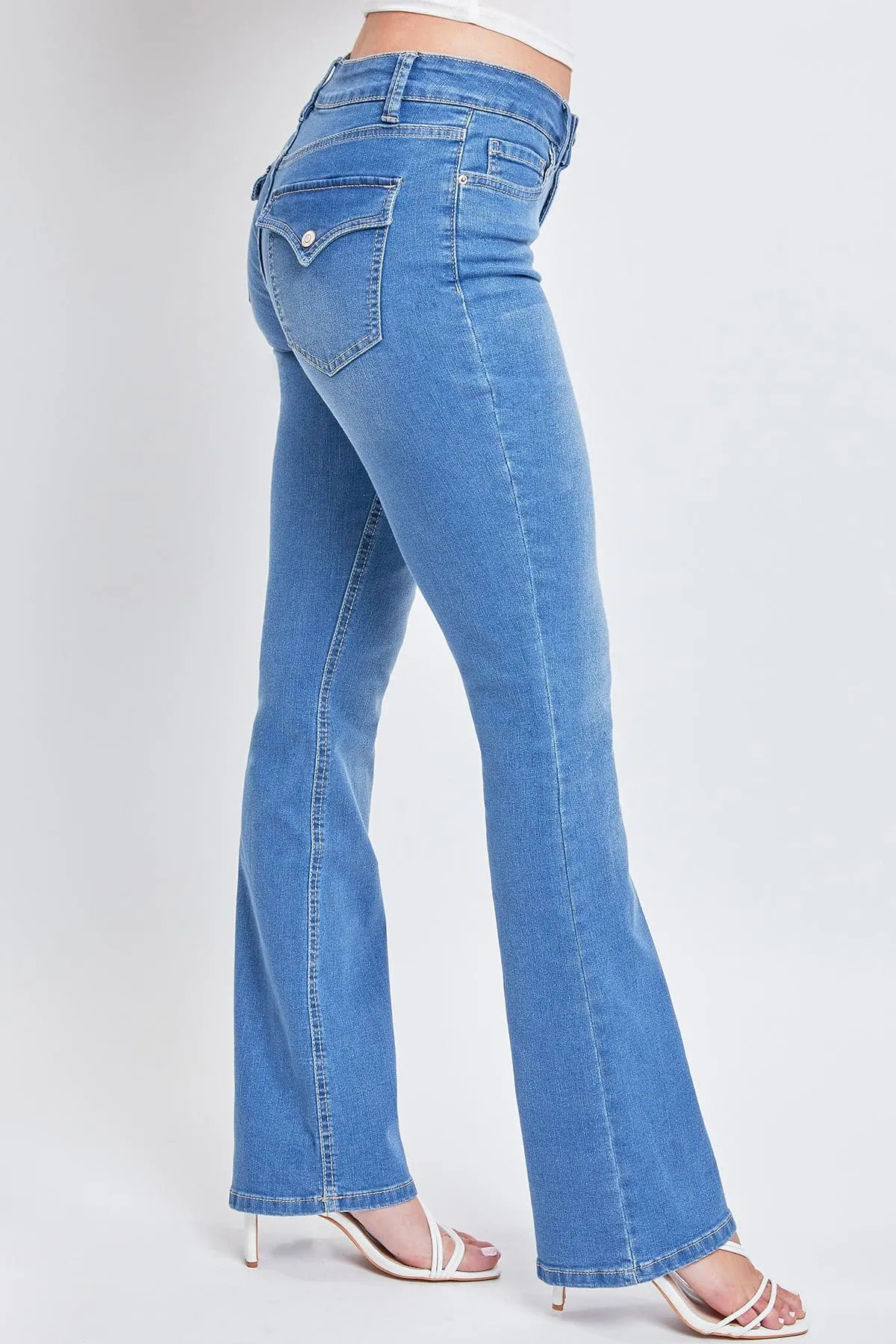 Women's Sustainable Bootcut Jeans sold by YMI product image thumbnail 3
