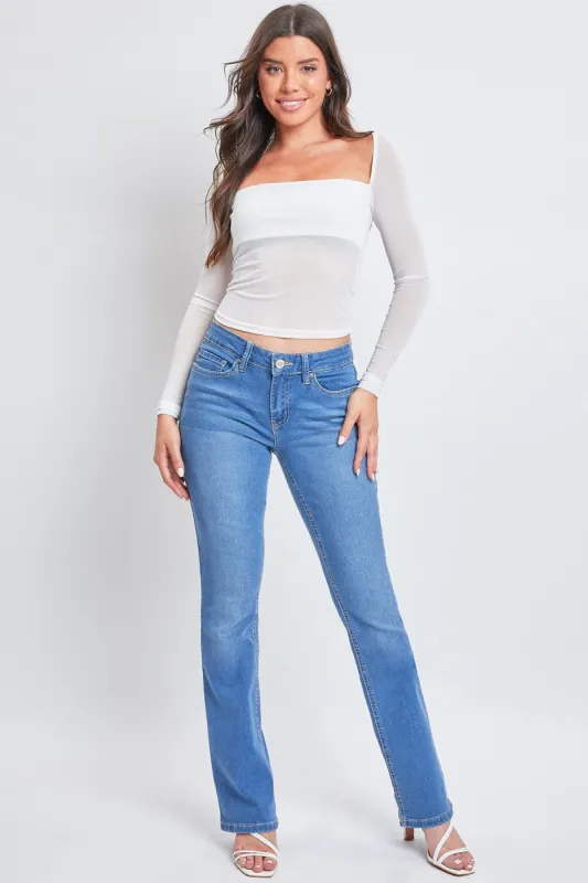 Women's Sustainable Bootcut Jeans sold by YMI