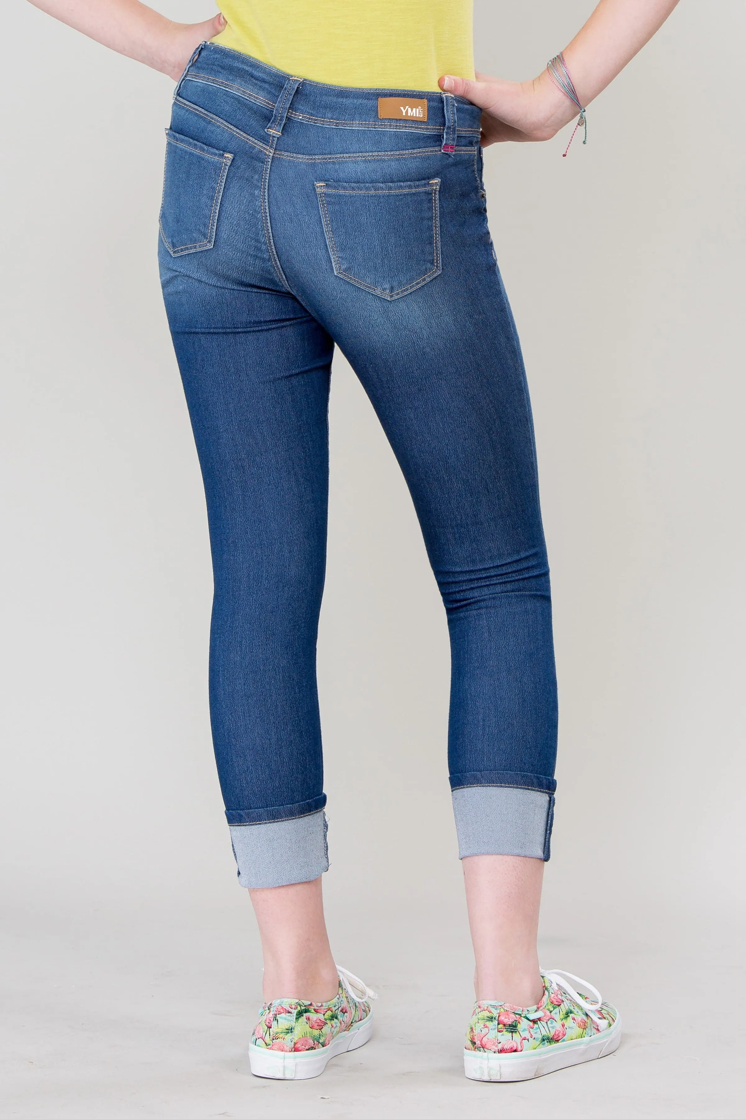 Girls Wide Cuff Skinny sold by YMI product image thumbnail 4