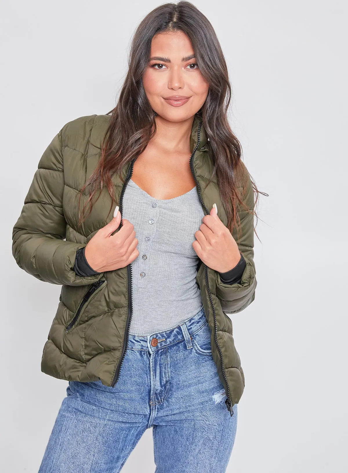 Women's Winter Puffer Jacket With Faux Fur Hoodie sold by YMI product image thumbnail 5