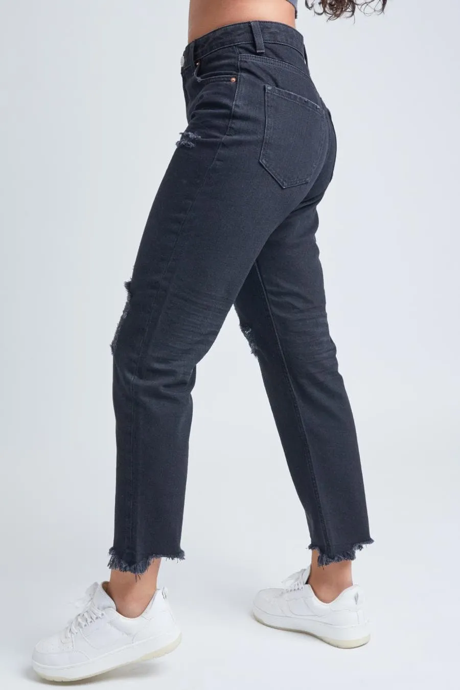 Women's Dream Mom Fit Ankle Jeans sold by YMI product image thumbnail 3