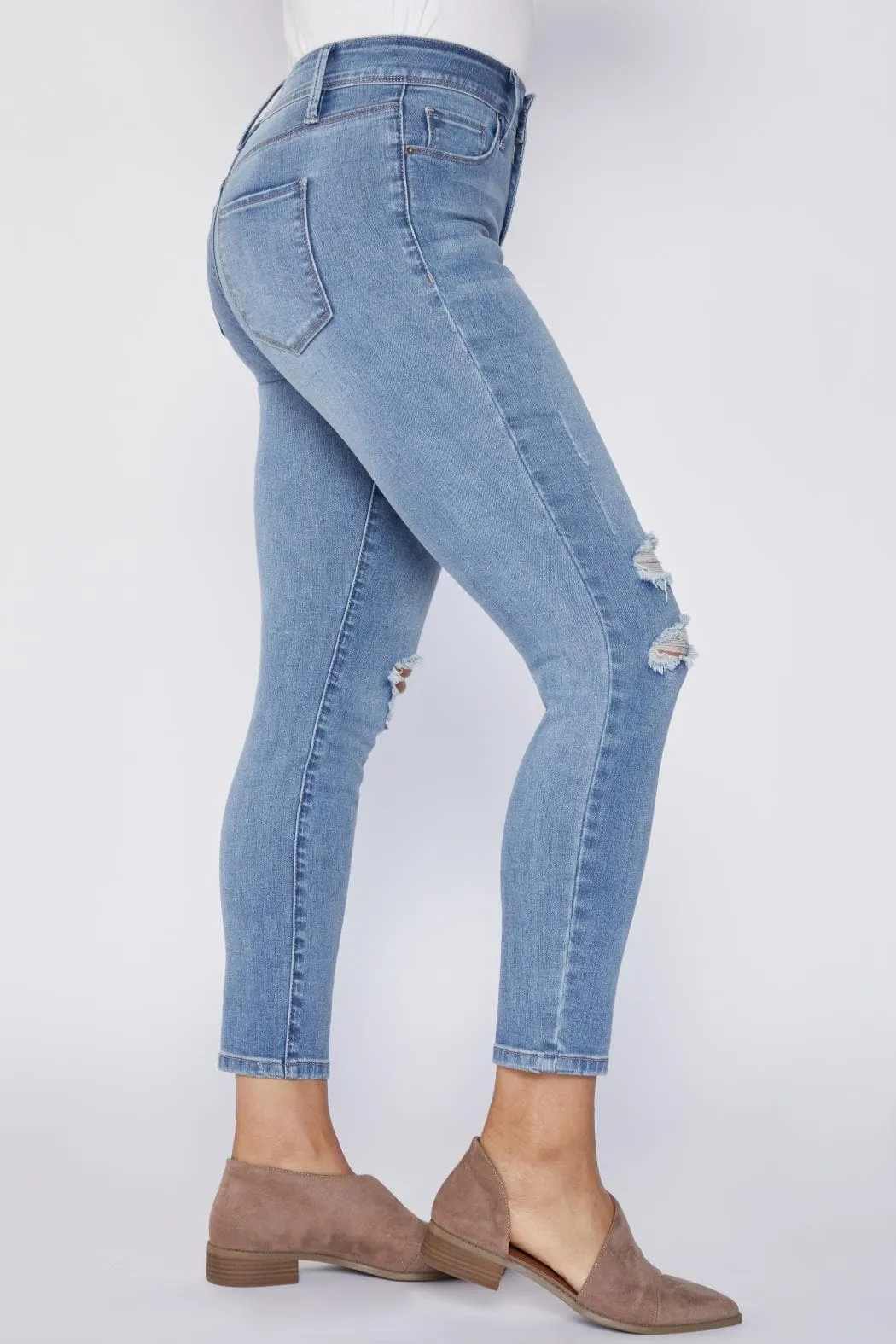 Women's Petite Tummy Control Skinny Sustainable Jean sold by YMI product image thumbnail 2