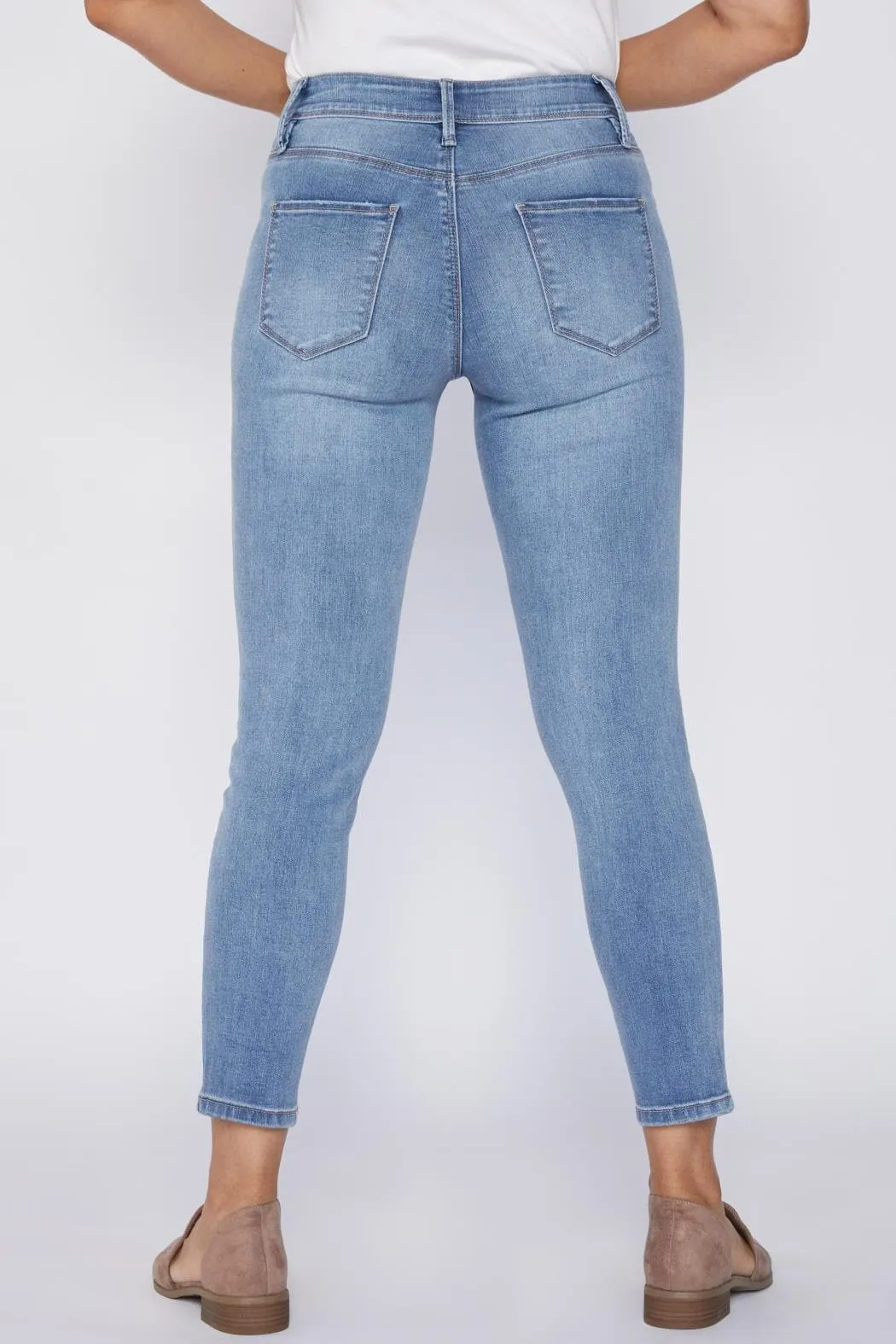 Women's Petite Tummy Control Skinny Sustainable Jean sold by YMI product image thumbnail 3