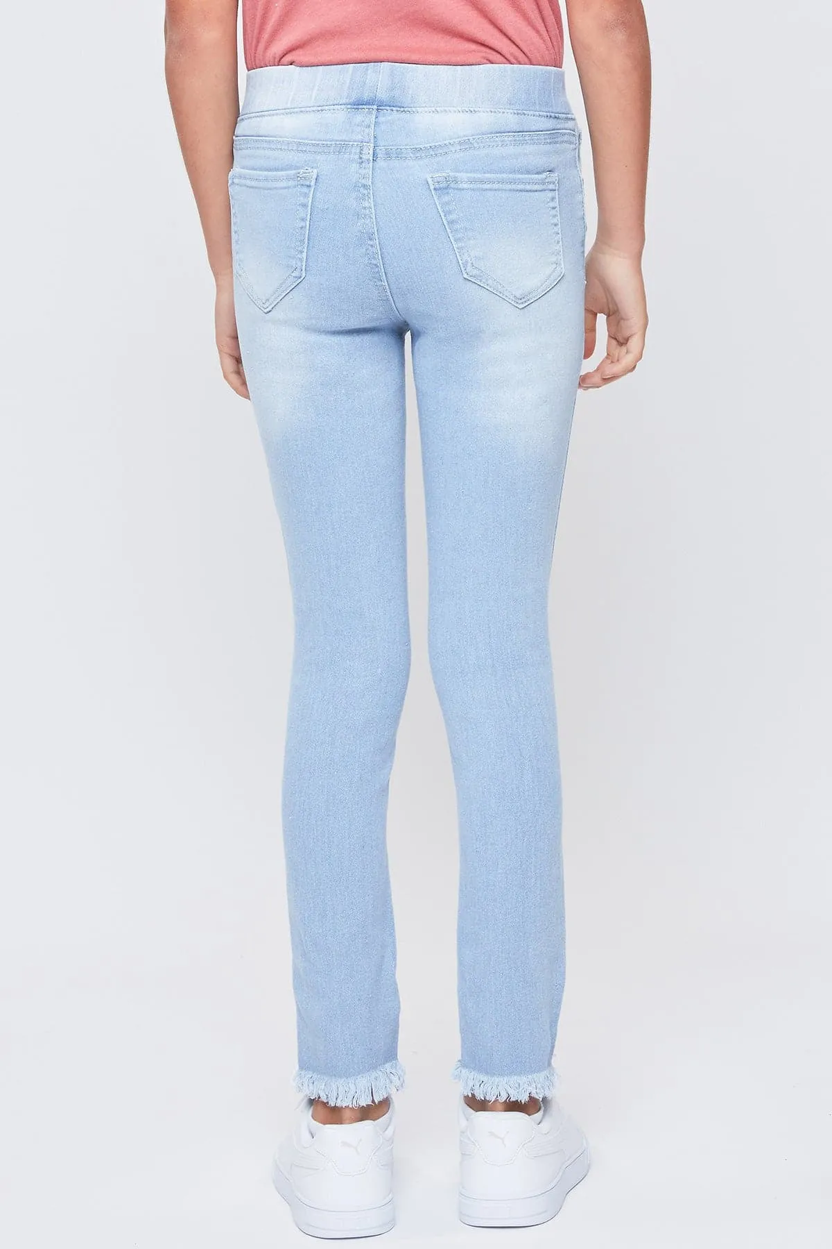 Girls High-Rise Paperbag Pull On Cuffed Skinny sold by YMI product image thumbnail 4