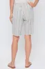 Women's Elastic Waist Bermuda With Fray Hem sold by YMI