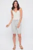Women's Elastic Waist Bermuda With Fray Hem sold by YMI