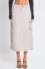 Women's Midi Cargo Skirt sold by YMI