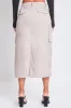 Women's Midi Cargo Skirt sold by YMI