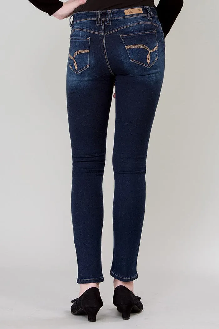 Girls WannaBettaFit Skinny Jeans sold by YMI product image thumbnail 4