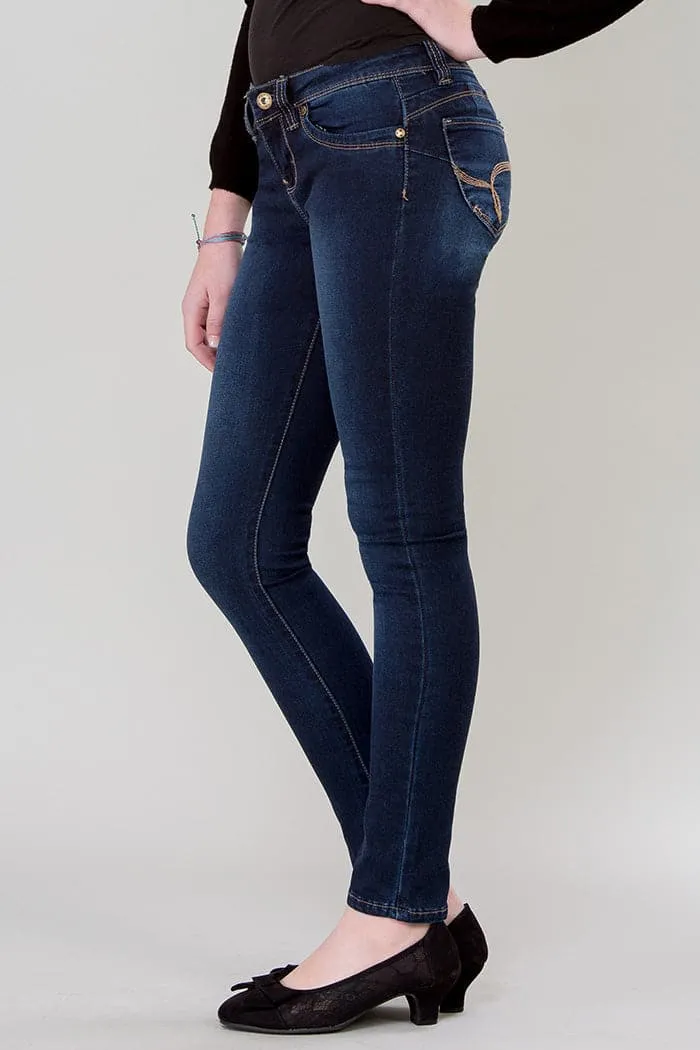 Girls WannaBettaFit Skinny Jeans sold by YMI product image thumbnail 3