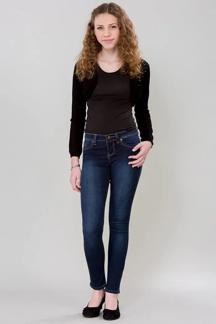Girls WannaBettaFit Skinny Jeans sold by YMI