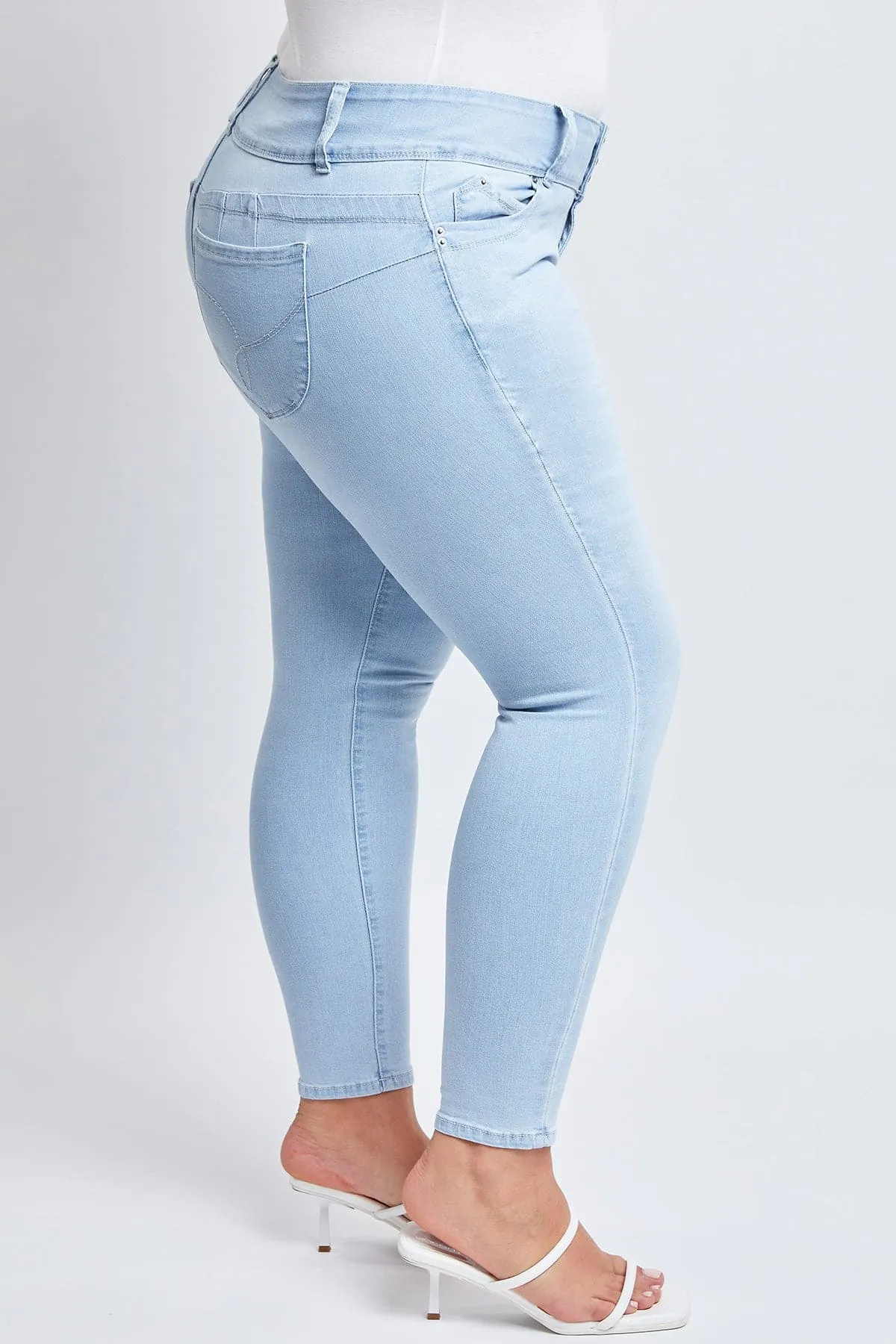Women's Plus WannaBettaButt Skinny Jeans sold by YMI product image thumbnail 2