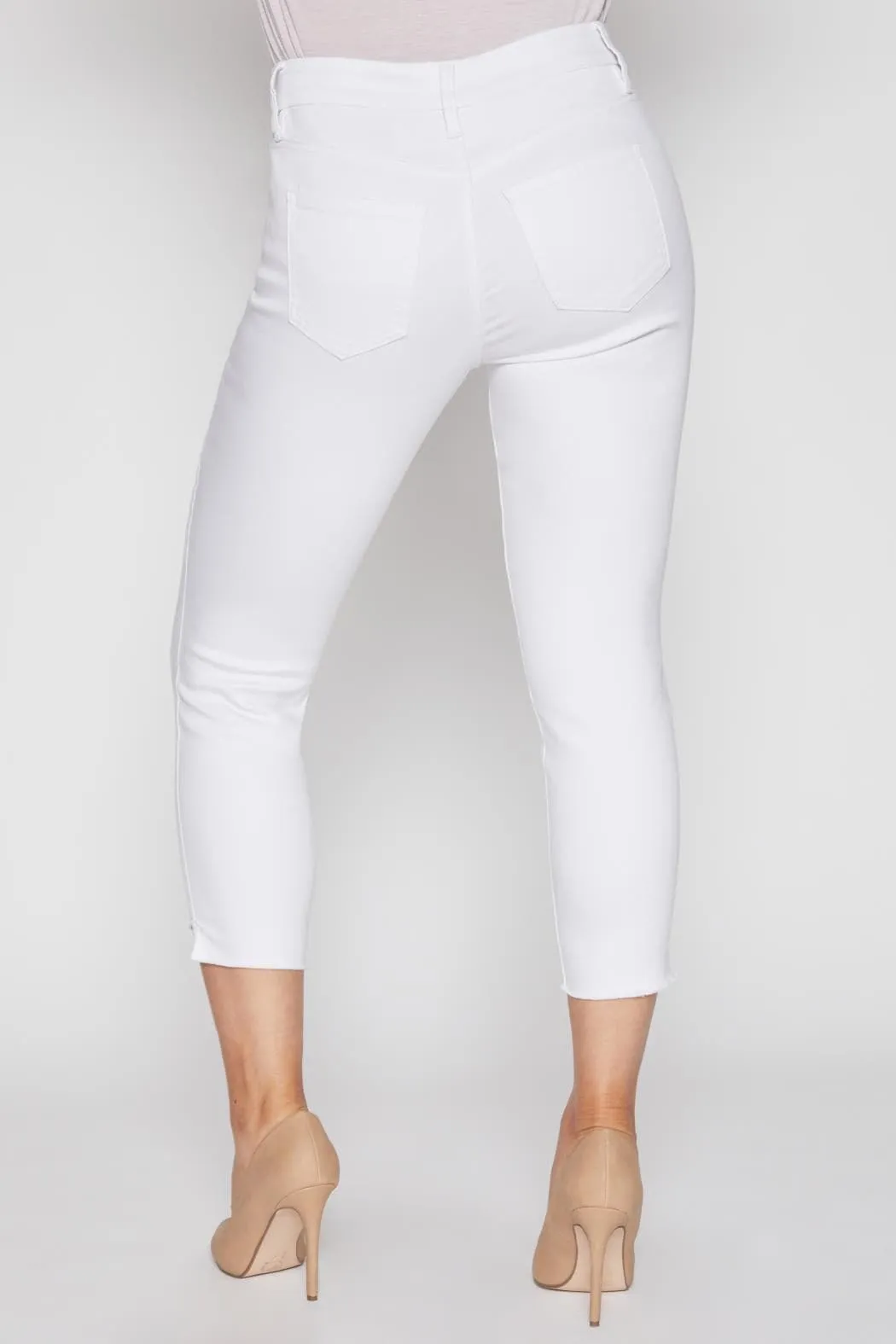 Women's Petite Curvy Fit Slanted Ankle Sustainable Jean sold by YMI product image thumbnail 4