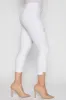 Women's Petite Curvy Fit Slanted Ankle Sustainable Jean sold by YMI