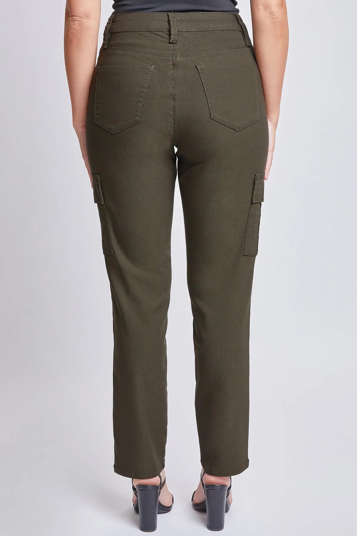 Women's Hyperstretch Straight Leg Cargo Pants sold by YMI product image thumbnail 5